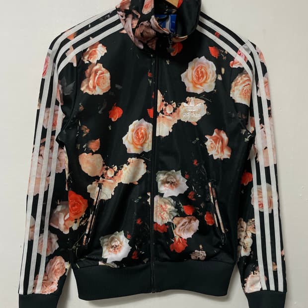 55-66 아디다스 오리지널 플라워 파이어버드 트랙탑 져지 정품