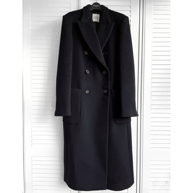 (한번착용) TOMBOY 톰보이 울 코트 55반 (다크네이비)