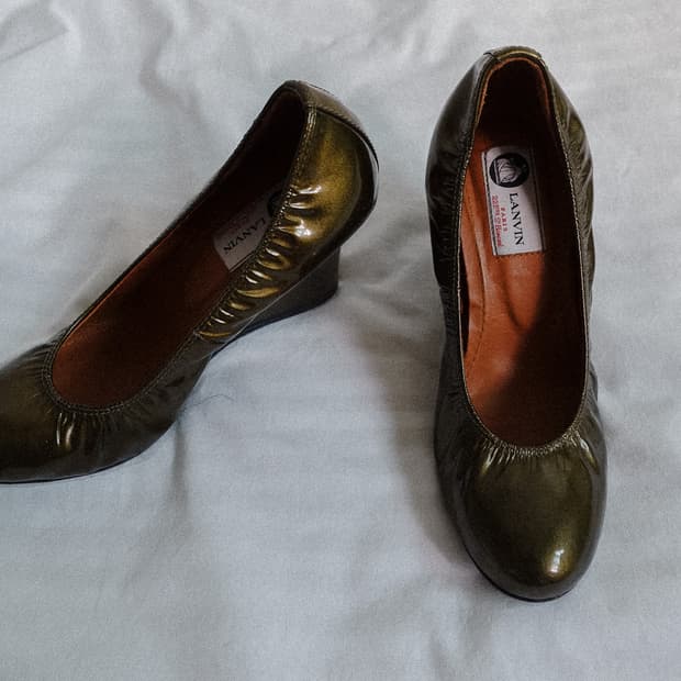 Lanvin glow wedge heel