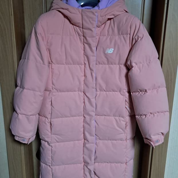 뉴발란스 키즈 얇고 롱패딩 145