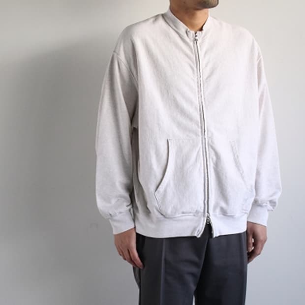 blurhms Light Sweat Crew-Zip