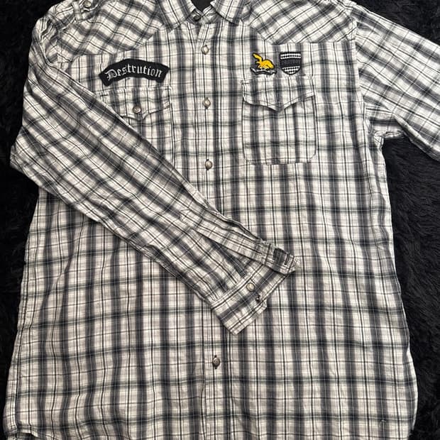 Tartan Destruction shirts