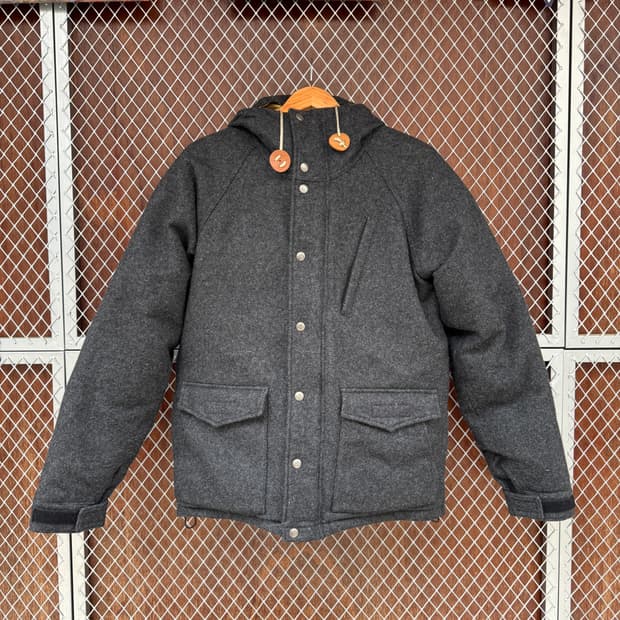 마운트 레이니어 디자인 트위드 다운 패딩 mt rainier design