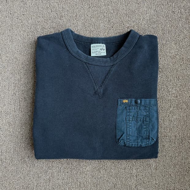 JAPAN ALPHA INDUSTRIES 알파인더스트리 MA-1 스웻셔츠