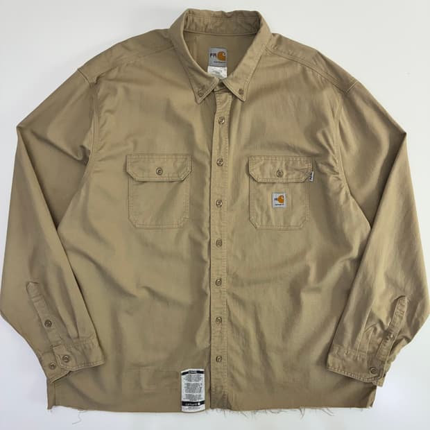 Carhartt FR 90's 칼하트 FR 베이지 워크 셔츠