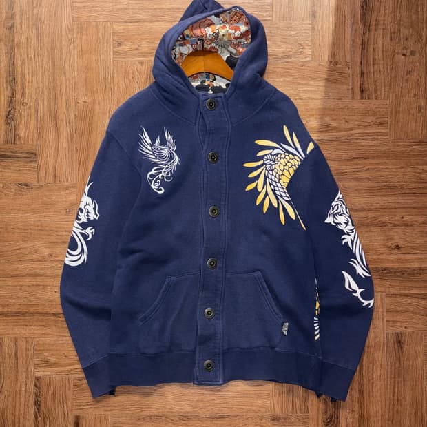 오리엔탈 버튼 후드