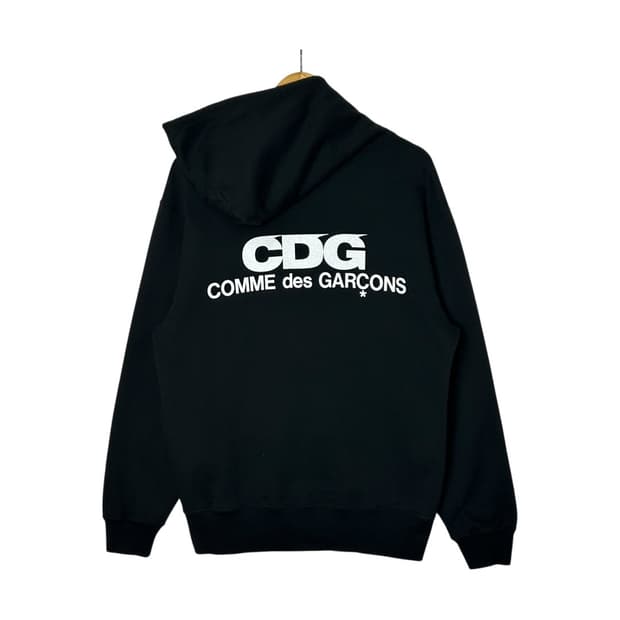 [CDG] 꼼데가르송 빅로고 프린팅 후드집업