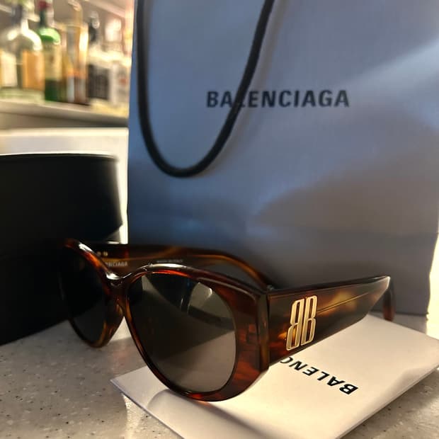 발렌시아가 26ss 레오파드 선글라스