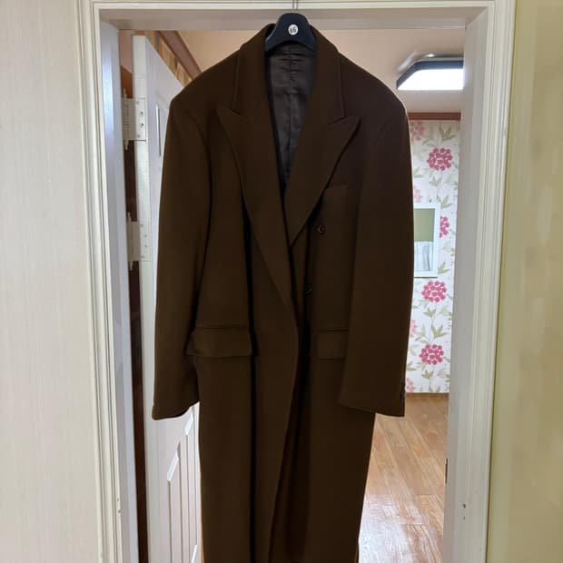 100% 퓨어 캐시미어 코트 / 2xl 110
