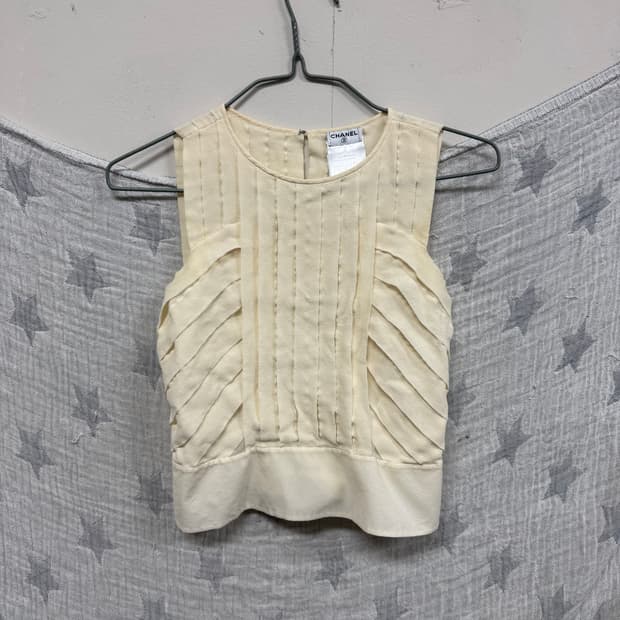 샤넬 드레이프 튜닉 