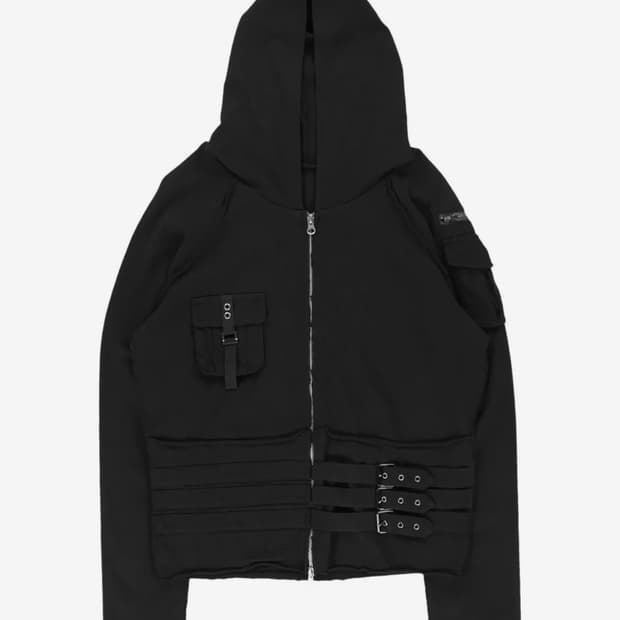 더콜디스트모먼트 후드집업TCM vintage pocket hooded z