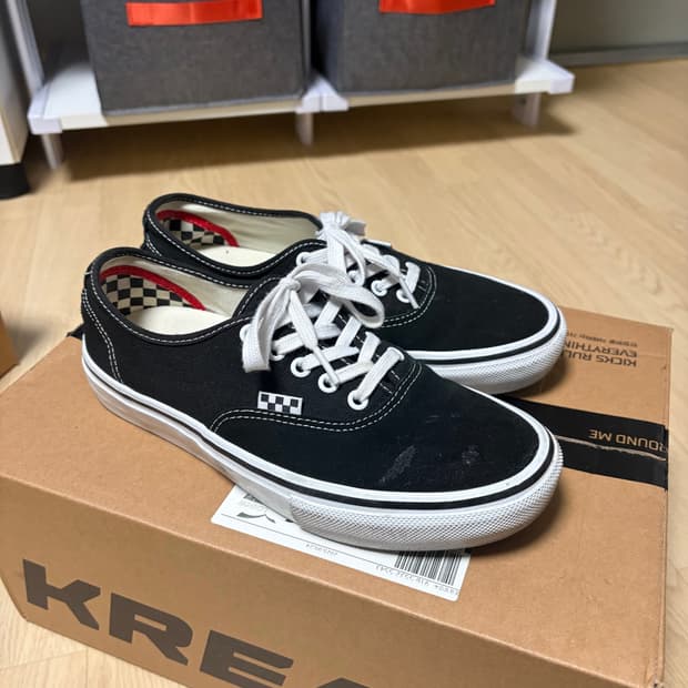 반스 어센틱 스케이트 블랙 260