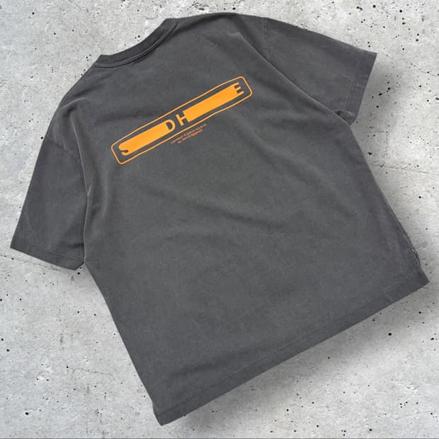 [105] 20s 솔리드옴므 워싱 그레이 반팔 티셔츠 C610