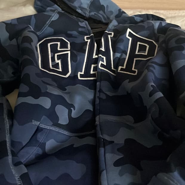 갭 카모 후드집업 판매