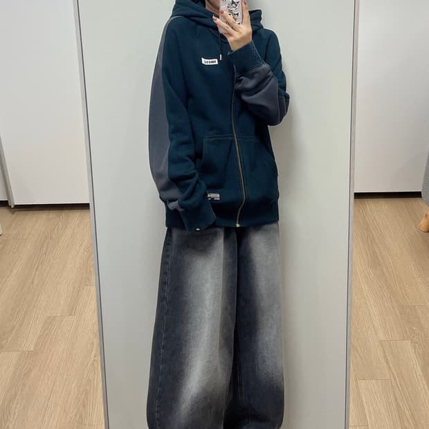나이키 F.C. 올드스쿨 블랙 차콜 후드집업