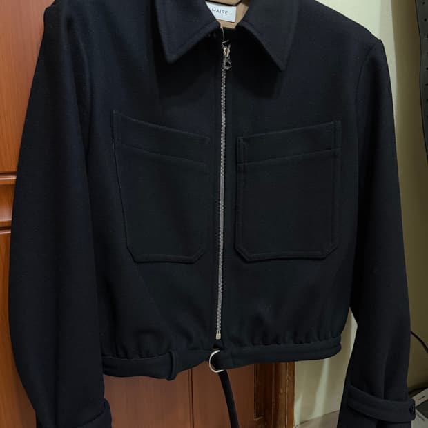 르메르 울 블루종44 블랙