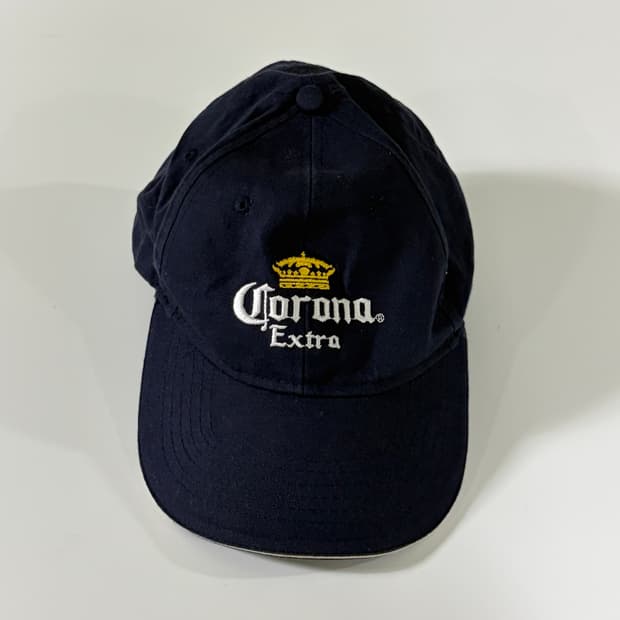 코로나 엑스트라(Corona Extra) 프로모 네이비 빈티지 볼캡