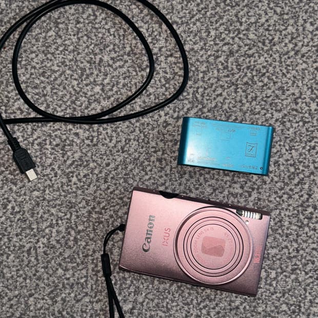 (희귀 매물 핑크!) 캐논 익서스 125 HS 레트로 빈티지 디카
