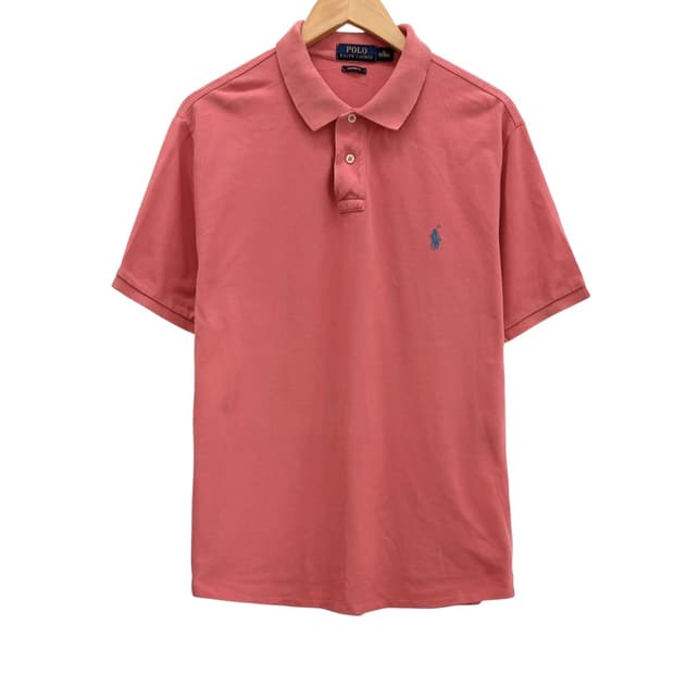 폴로 피케 반팔 핑크 (XL)