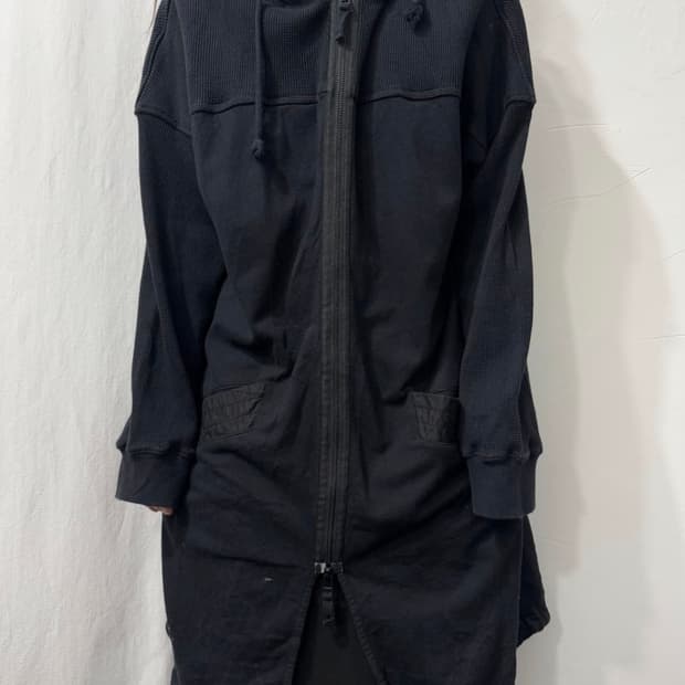 azul long twoway hood zipup