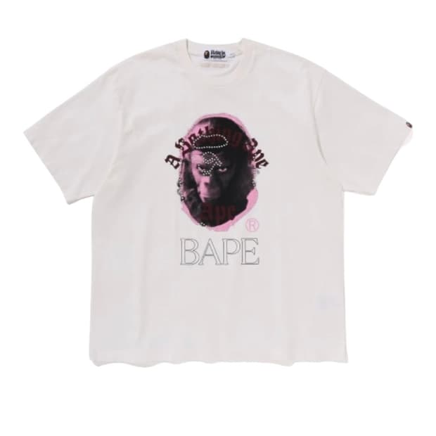 [XL] 베이프 스터드 유인원 티셔츠