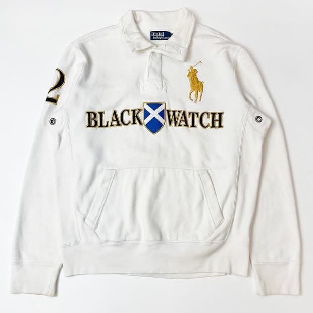 폴로 랄프로렌 00s 블랙 와치 카라 롱 슬리브 A1380