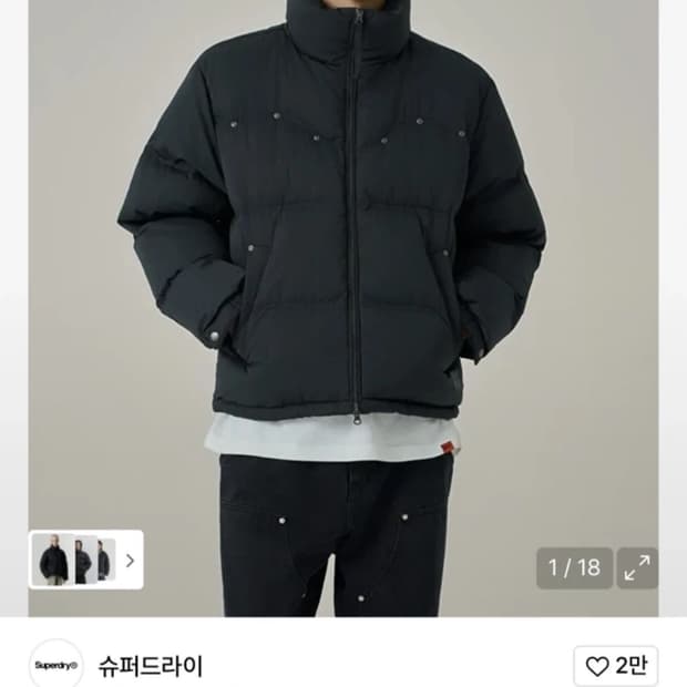 슈퍼드라이 패딩