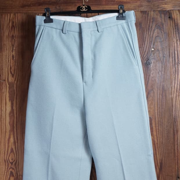 AMI 아미 울 와이드 팬츠