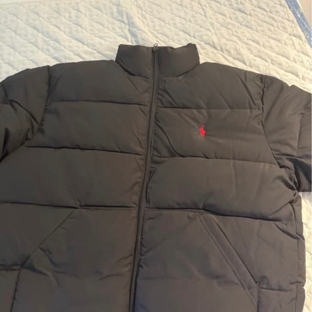 폴로 랄프로렌 블랙 숏패딩