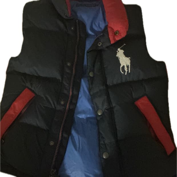 폴로 빅포니 패딩조끼