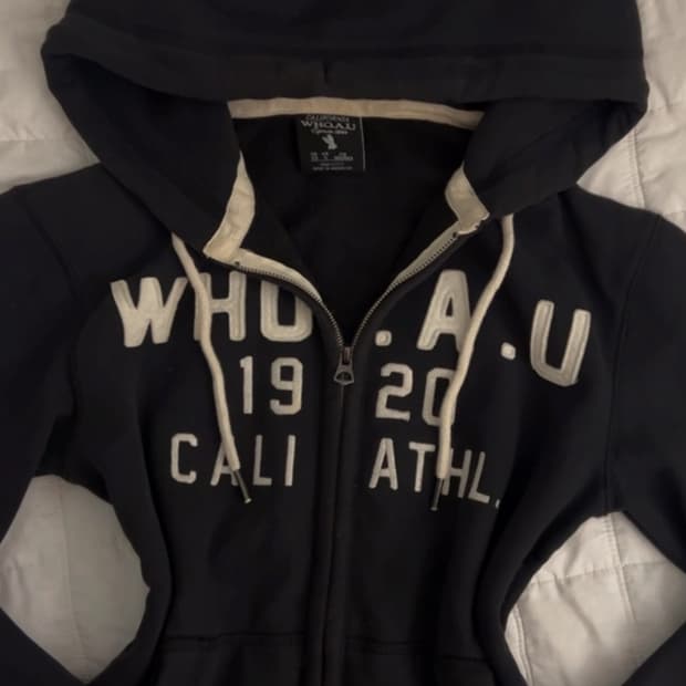 후아유 딱붙핏 후드집업