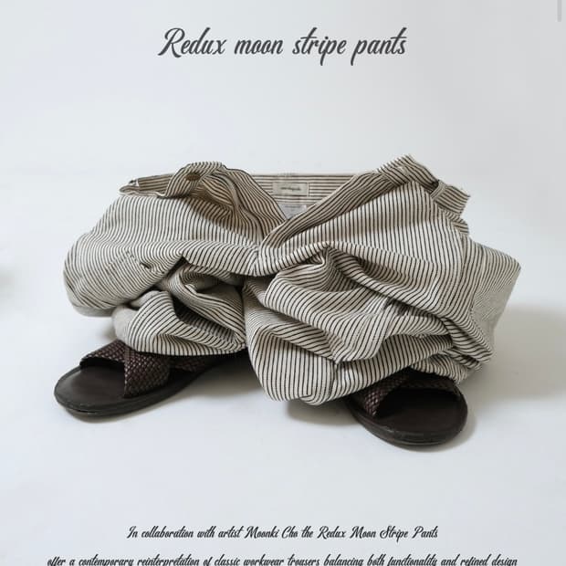 뉴치프시크 스트라이프 팬츠 빈티지