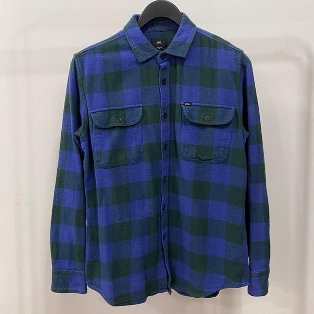 오베이 플란넬 체크 셔츠