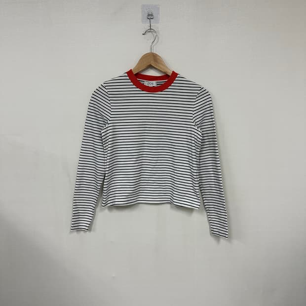 COS 스트라이프 긴팔티셔츠XS