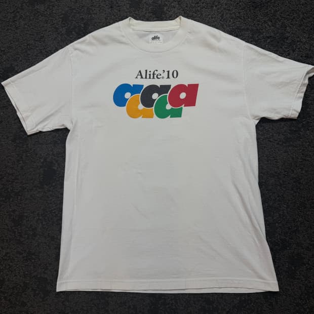 (L) 빈티지 Alife 밴쿠버 올림픽 기념 티셔츠