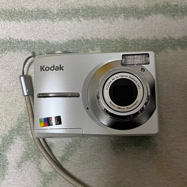 코닥 c613 펄 화이트 빈티지 디카 카메라