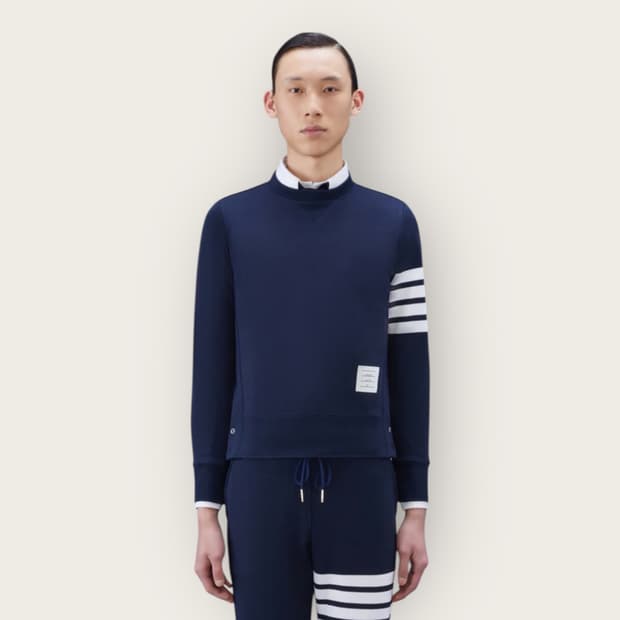 4/ 톰브라운 클래식 루프백 4바 맨투맨