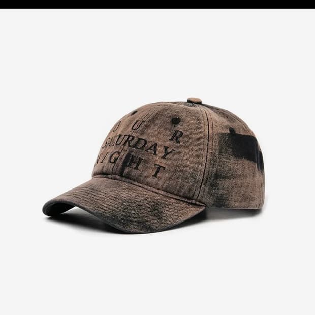 주앙옴므 BRUSH FADING BALL CAP(brown)
