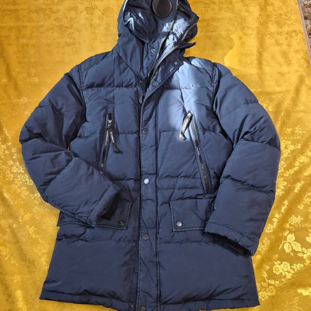 cp컴퍼니 다우패딩 네이비