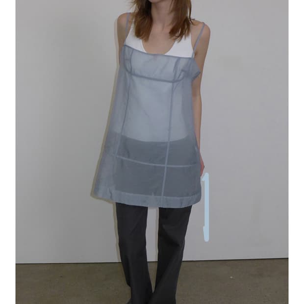 오버듀플레어 SHEER BUSTIER DRESS