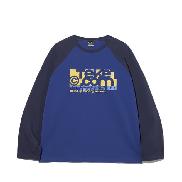 테켓 티셔츠(Folder L/S Tee Blue)