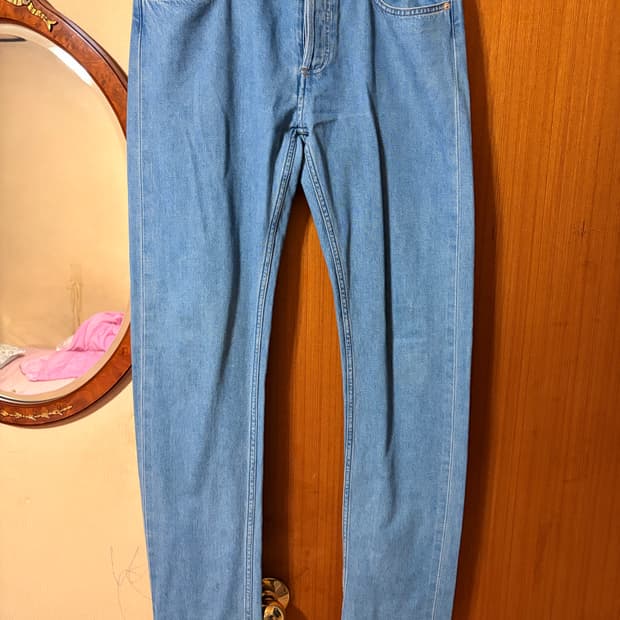 아페쎄 쁘띠 스탠다드 연청 셀비지 32 새상품급