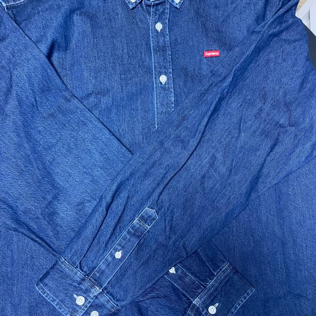 슈프림 스몰박스 셔츠 데님 L