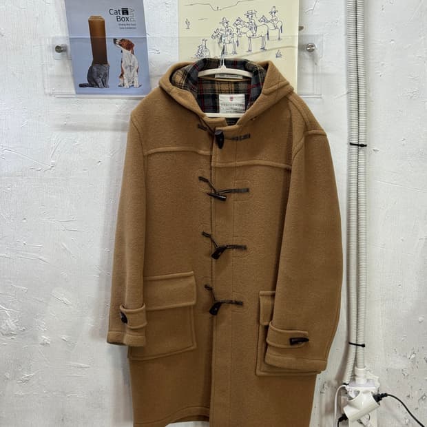 Montgomery 몽고메리 카멜 더플 코트 