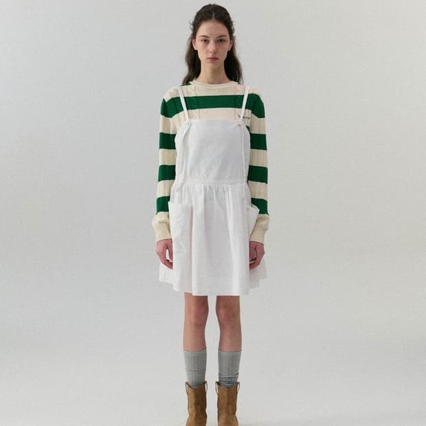 [더바넷] shirley apron dress