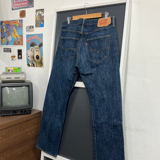 Levis 501 리바이스 세미 와이드핏 데님 팬츠
