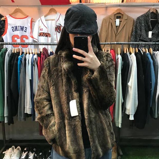 빈티지 갸루 퍼