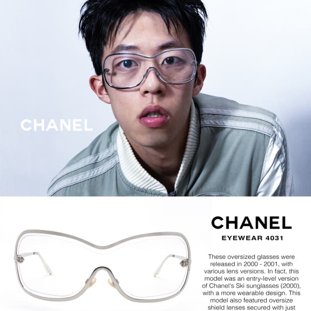 Chanel 4031 Rimless goggle (2000-2001)