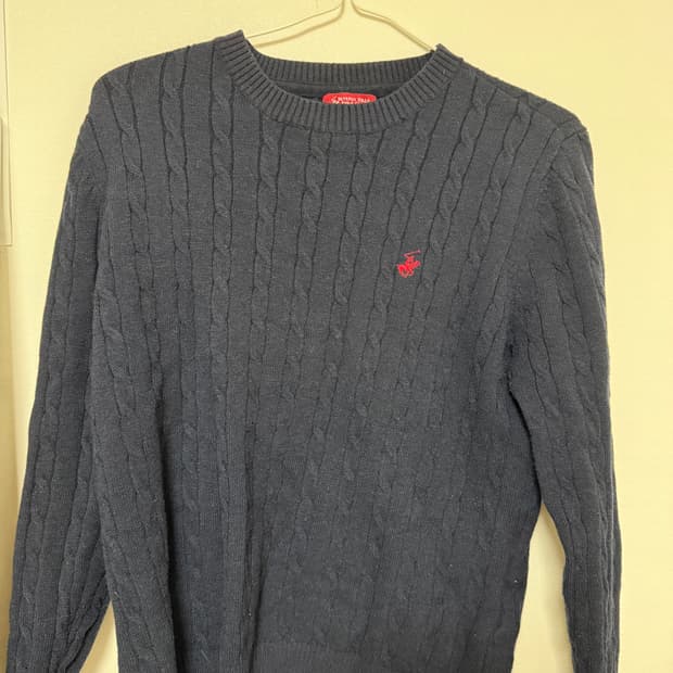 beverly hills폴로 클럽 케이블 네이브 니트