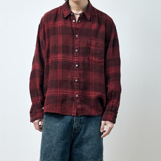 헤칭룸 린넨셔츠